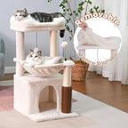 Cat Tree 32 Inches Small Cat Tree - Image 5