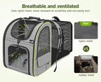 Pecute Cat Backpack Carrier XL, Expandable Pet Backpack Curtain Design - Image 4