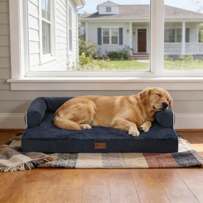 Orthopedic Dog Beds for Large Sized Dogs, Waterproof Egg Crate Foam Medium Dog - Image 9