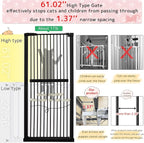 Lumizone Extra Tall Cat Gate 61.02" High Pressure Mounted Extra Wide - Image 4