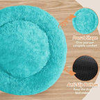 JOLLYVOGUE Calming Dog Bed Medium Size Dog, Anti-Anxiety Donut Medium Pet Bed - Image 3