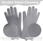 Pet Grooming Gloves—Heat Resistant Dog Washing Gloves - Image 4