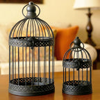 Vela Lanterns Bird Cage Decor Candle Holder Lantern Decorative Table - Image 2