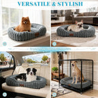Orthopedic Dog Bed for Large Dogs, Comfort-Sided Calming Pet Bed - Image 8