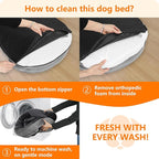Dwanton Orthopedic Dog Bed for Large Dogs - Image 7