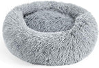 28in Large Dog Bed, Medium Size Dog and Cats, Calming Donut Bed by Hoewina