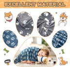 Rezutan Dog Blankets for Medium Pet, 3 Pack Blanket Fuzzy Cat Blankets Washable - Image 3