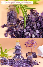 1lb Amethyst Aquarium Gravel Rocks Natural Tumbled Healing Crystal Chips Bulk - Image 4