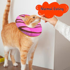 Cat Cone Collar Soft, Adjustable Cat Recovery Collars Kitten Cones to Stop - Image 4
