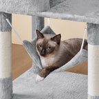 Yaheetech 64.5in Extra Large Multi-Level Cat Tree Kittens Play House Condo - Image 6