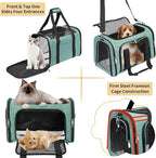Soft-Sided Cat/Dog/Pet Carrier, Collapsible Pets Travel Carriers - Image 5