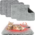 KOOLTAIL Self Warming Cat Bed, 4 Pack 16*20in Plush Extra Warm Self Heating Pet by KOOLTAIL