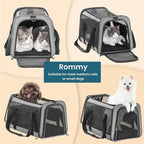 Petsfit Cat Carrier Dog Carriers Airline Approved, 3 Carrying Ways, Lightweight - Image 8