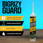 Aquarium Silicone Sealant Clear 2x10.14 Fl oz Cartridge - Image 5