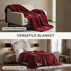 gogobunny Waterproof Bed Blanket, Reversible Sherpa Fleece Throw Blanket - Image 5