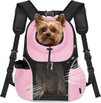 WOYYHO Pet Dog Carrier Backpack Small Dog Front Backpack Ventilated Mesh Dog by WOYYHO