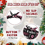 Personalized Dog Bandanas Custom Neckwear Name Button Anti-loosening Dog Scarf - Image 4