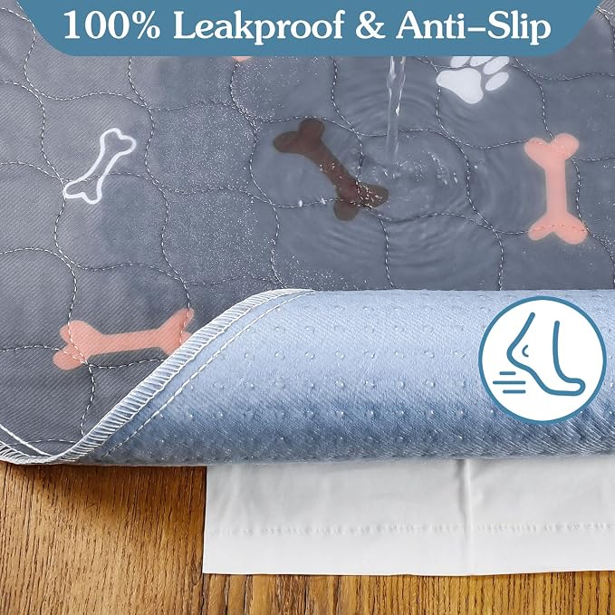 Washable Pee Pads for Dogs，2Pack 31x36 Reusable Puppy Pads - Image 2