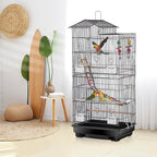 39-Inch Roof Top Bird Cage Large Flight Parrot Cage w/Toys - Image 3