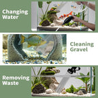 4.3ft Fish Tank Cleaner Aquarium Siphon Gravel Vacuum - Image 7