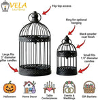 VELA LANTERNS Bird Cage Decor Candle Holder Lantern Decorative Table - Image 5