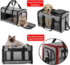 Soft Sided Cat/Dog Carrier，Collapsible Mesh Pets Travel Carriers - Image 6