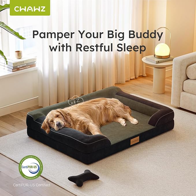 XXL Dog Bed for Extra Large Dogs, Giant Orthopedic Dog Bed - Image 5
