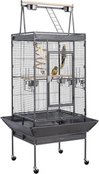 Yaheetech 69-inch Wrought Iron Rolling Large Parrot Bird Cage by Yaheetech