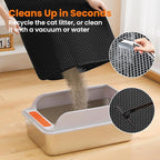 Extra Large Cat Litter Mat, 30x22 Inches Honeycomb Double Layer Cat Litter - Image 6