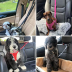 BWOGUE Pet Dog Cat Seat Belts, Car Headrest Restraint Adjustable Safety Leads - Image 6