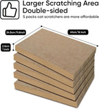 AGYM Cat Scratcher, 5 Packs in 1 Cardboard Box Cat Scratching Pad - Image 2