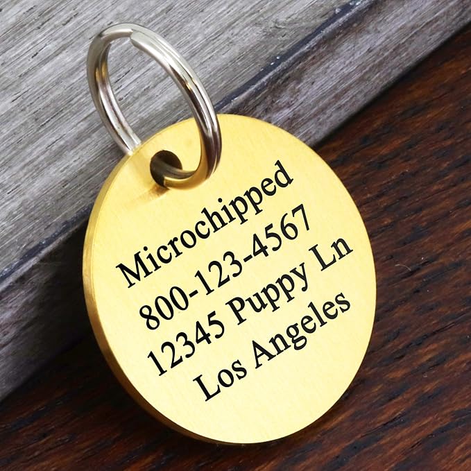 Ultra Joys Dog ID Tag, Custom Dog Tag Personalized Cat Tag, Pet ID Tag - Image 4