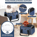 Premium Pet Carrier – Dog & Cat Travel Bag, Airline Approved, Soft-Sided Design - Image 4