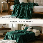 gogobunny Waterproof Bed Blanket, Reversible Sherpa Fleece Throw Blanket - Image 6