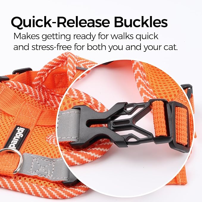 Cat Harness and Leash Escape Proof Extra Large Kitten Harness Maine Coon Cat - Image 5