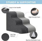 Dog Stairs for Couch Sofa and Chair, 3-Step Dog Steps for Small Dogs and Cats - Image 5