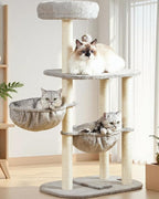 Small Cat Tree Tower with Lots of Scratching Posts by FeliskynCatTreeTower