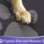 Buganda Dog Door Mat for Muddy Paws, Absorbent Dirt Trapper Non Slip Indoor - Image 4