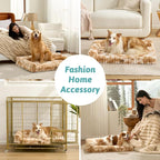 Cute Dog Bed, Faux Rabbit Fur Orthopedic Dog Bed - Image 3