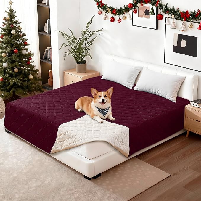 Waterproof Couch Covers for Pets, Waterproof Dog Bed Cover, Anti-Slip Soft Dog by CYCMACOHOME
