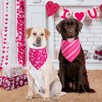 Valentines Dog Bandana St Patricks Day and Easter Dog Bandana Large 3PCS - Image 4