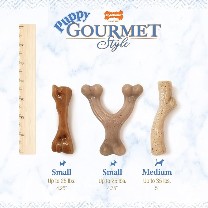 Nylabone Gourmet Style Femur, & Stick Strong Chew Toy - Image 3