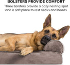 Furhaven Orthopedic Dog Bed for Medium/Small Dogs w/ Removable Bolsters & - Image 11