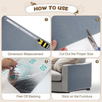 Eunice Cat Scratching Mat, Self-Adhesive Cat Scratch Carpet, Trimmable - Image 6