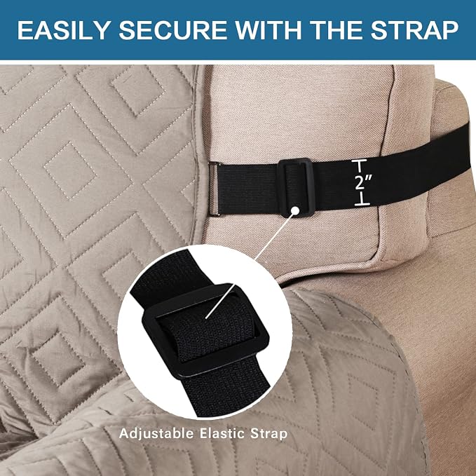 H.VERSAILTEX Reversible Sofa Slipcover Furniture Protector Water Resistant 2 - Image 5