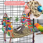 KATUMO Bird Toys, Bird Foraging Wall Toy Large Size Seagrass Woven Climbing - Image 6