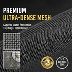Premium Magnetic Screen Door, Heavy-Duty Reinforced Mesh, Ultra-Dense Weave - Image 3
