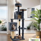 58.5inch Large Cat Tree Tower Condo - Image 6