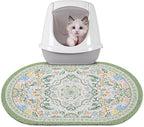 Bienbee Cat Litter Mat, Urine and Water Proof, Bean-Green M by Bienbee