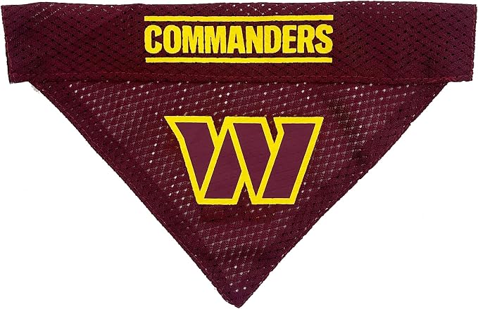 Pets First unisex adult NFL Pet Bandana, Washington Commanders, Large-Extra by PETSFIRST